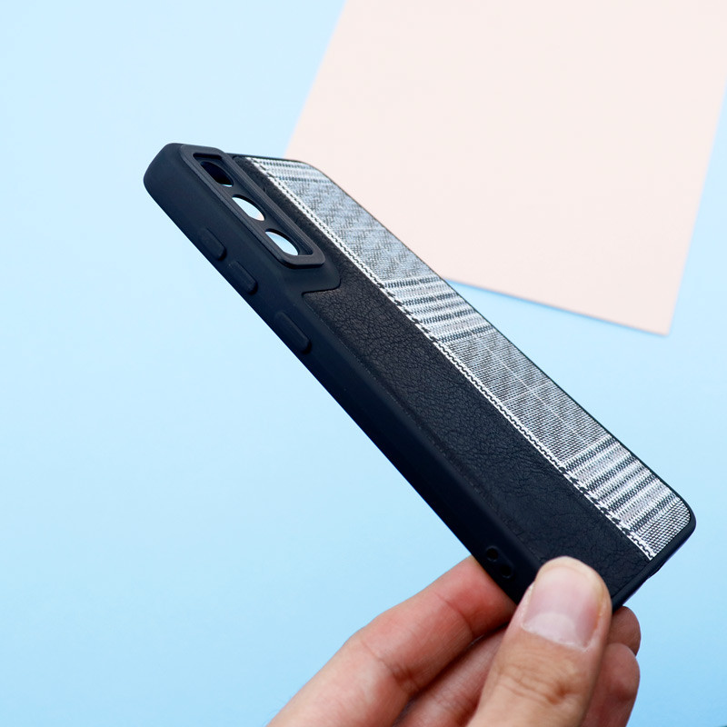 قاب چرمی پارچه ای محافظ لنزدار Samsung Galaxy S21 FE 5G