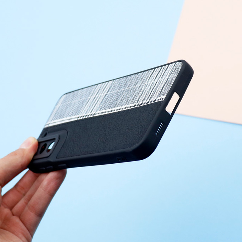 قاب چرمی پارچه ای محافظ لنزدار Samsung Galaxy S21 FE 5G