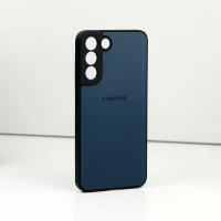 قاب طرح PVD محافظ لنزدار Samsung Galaxy S22 Plus سرمه ای
