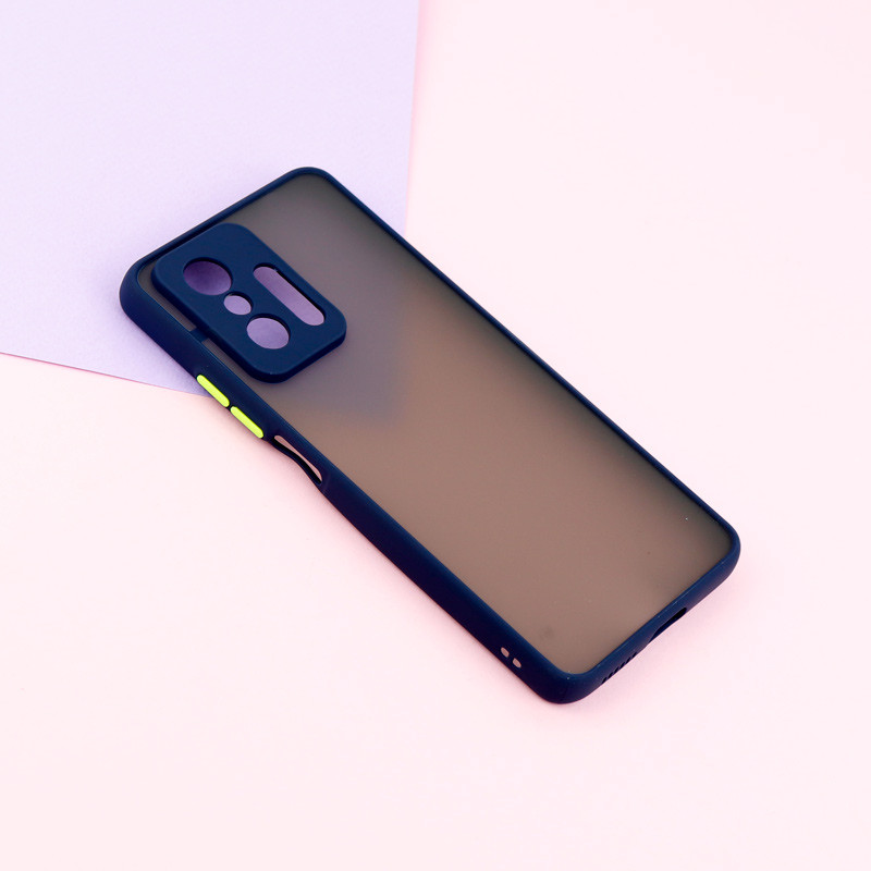 قاب PC مات محافظ لنز دار Xiaomi 11T / 11T Pro سرمه ای