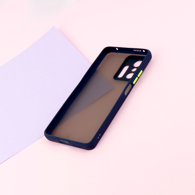 قاب PC مات محافظ لنز دار Xiaomi 11T / 11T Pro سرمه ای
