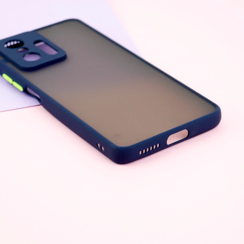 قاب PC مات محافظ لنز دار Xiaomi 11T / 11T Pro سرمه ای