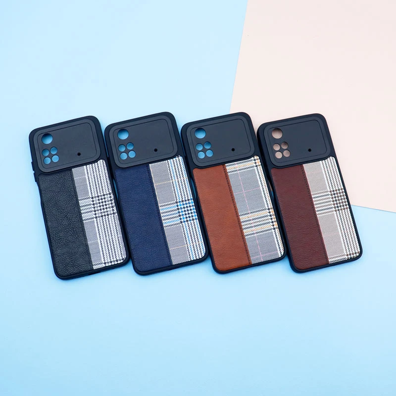 قاب چرمی پارچه ای محافظ لنزدار Xiaomi Poco M4 Pro