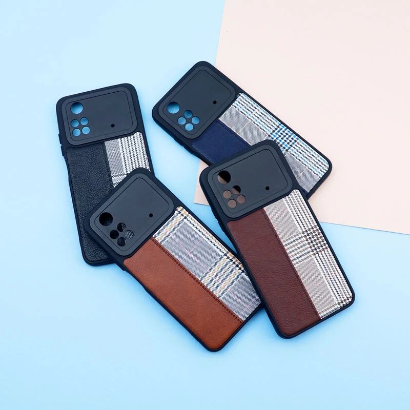 قاب چرمی پارچه ای محافظ لنزدار Xiaomi Poco M4 Pro