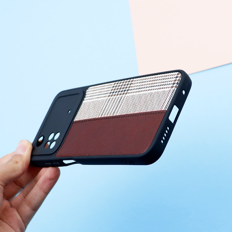 قاب چرمی پارچه ای محافظ لنزدار Xiaomi Poco M4 Pro
