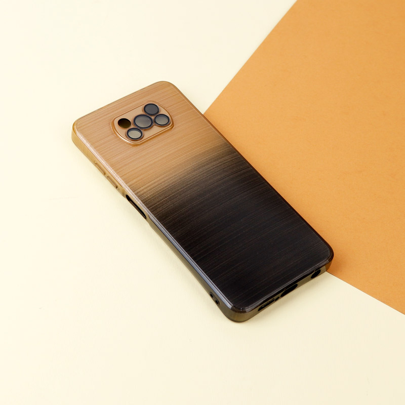 قاب PC براق محافظ لنزدار دو رنگ Xiaomi Poco X3