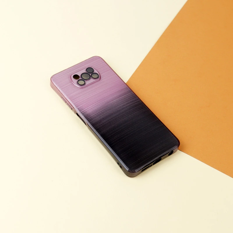 قاب PC براق محافظ لنزدار دو رنگ Xiaomi Poco X3