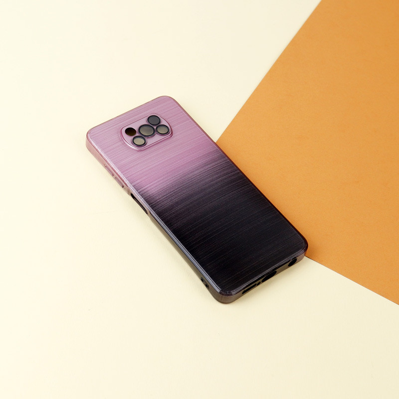 قاب PC براق محافظ لنزدار دو رنگ Xiaomi Poco X3