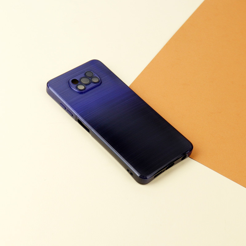قاب PC براق محافظ لنزدار دو رنگ Xiaomi Poco X3