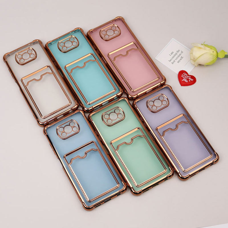 قاب محافظ لنزدار شفاف جاکارتی دار Xiaomi Poco X3