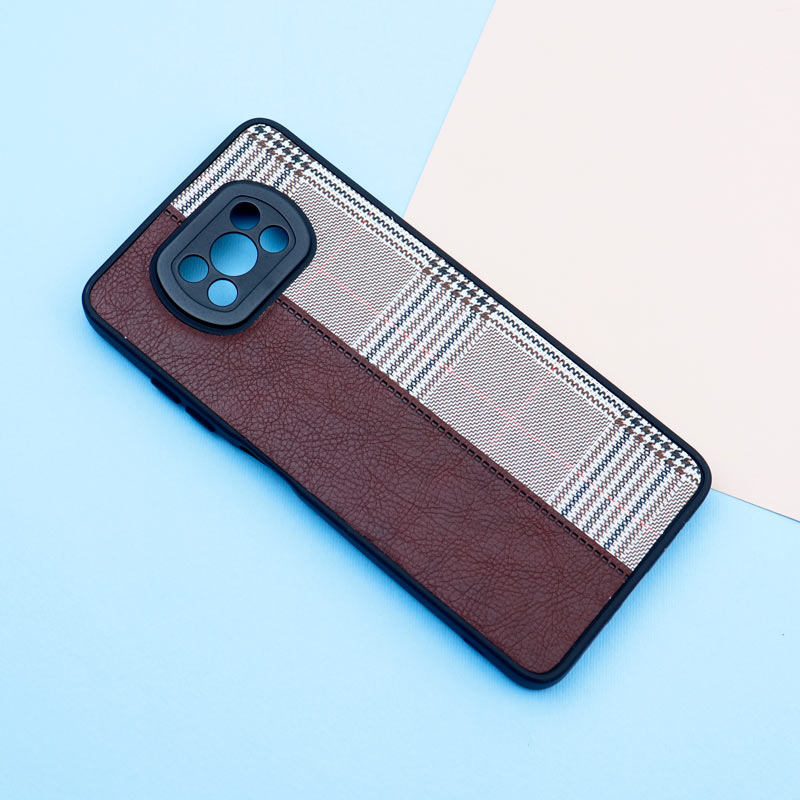 قاب چرمی پارچه ای محافظ لنزدار Xiaomi Poco X3