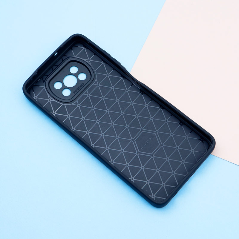 قاب چرمی پارچه ای محافظ لنزدار Xiaomi Poco X3