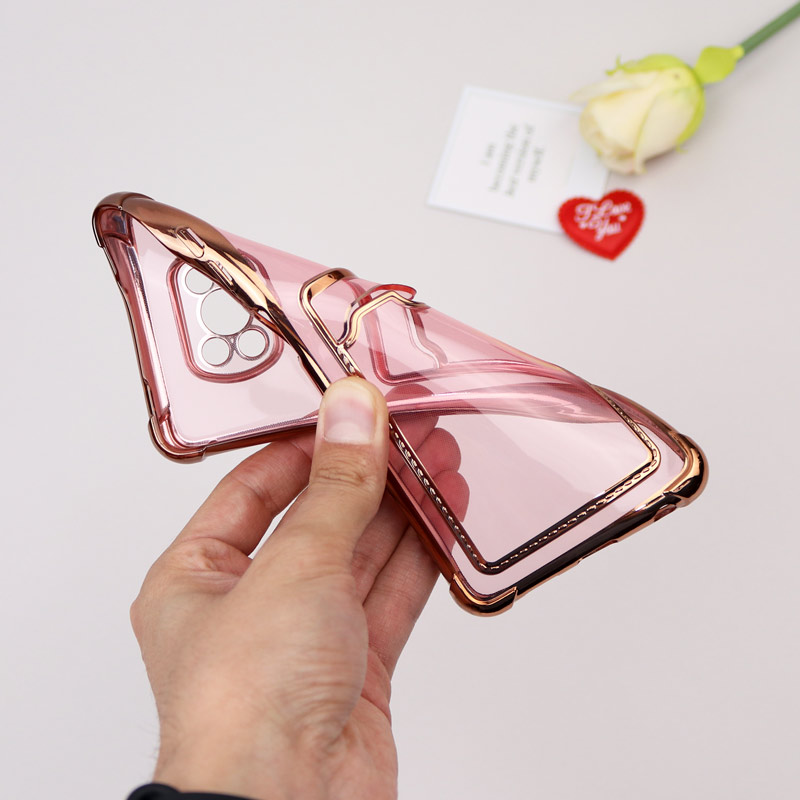 قاب محافظ لنزدار شفاف جاکارتی دار Xiaomi Poco X3