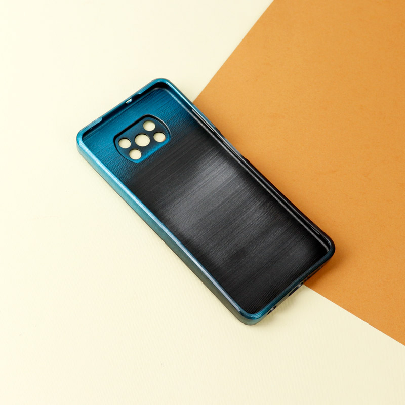 قاب PC براق محافظ لنزدار دو رنگ Xiaomi Poco X3