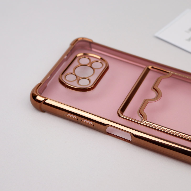 قاب محافظ لنزدار شفاف جاکارتی دار Xiaomi Poco X3