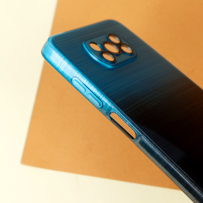 قاب PC براق محافظ لنزدار دو رنگ Xiaomi Poco X3