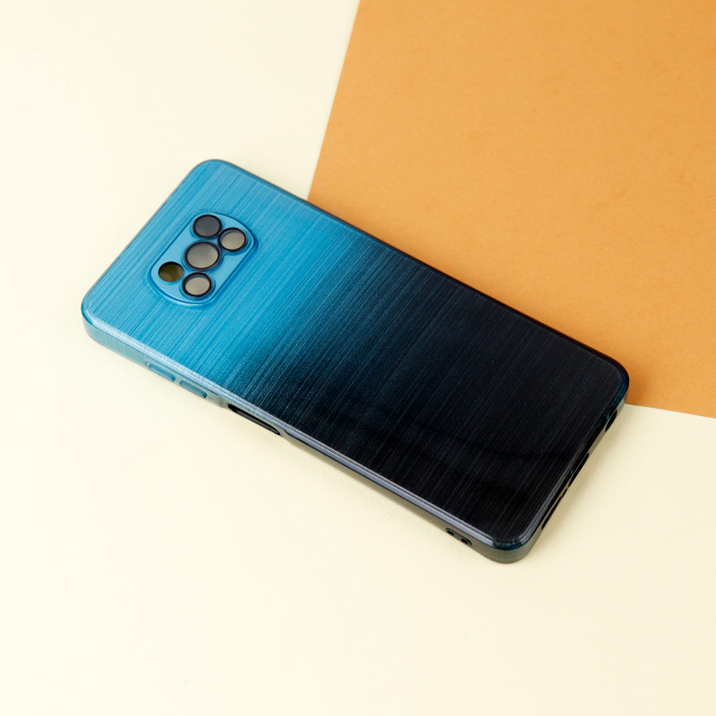 قاب PC براق محافظ لنزدار دو رنگ Xiaomi Poco X3