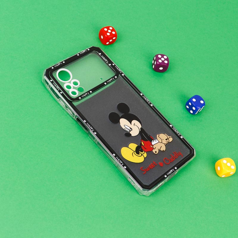 قاب عروسکی Pro Camera محافظ لنزدار اکلیلی Xiaomi Poco X4 Pro 5G
