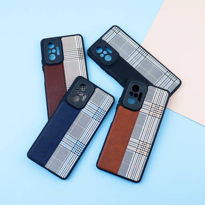 قاب چرمی پارچه ای محافظ لنزدار Xiaomi Redmi Note 10 Pro