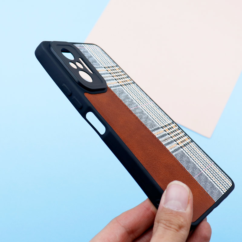 قاب چرمی پارچه ای محافظ لنزدار Xiaomi Redmi Note 10 Pro
