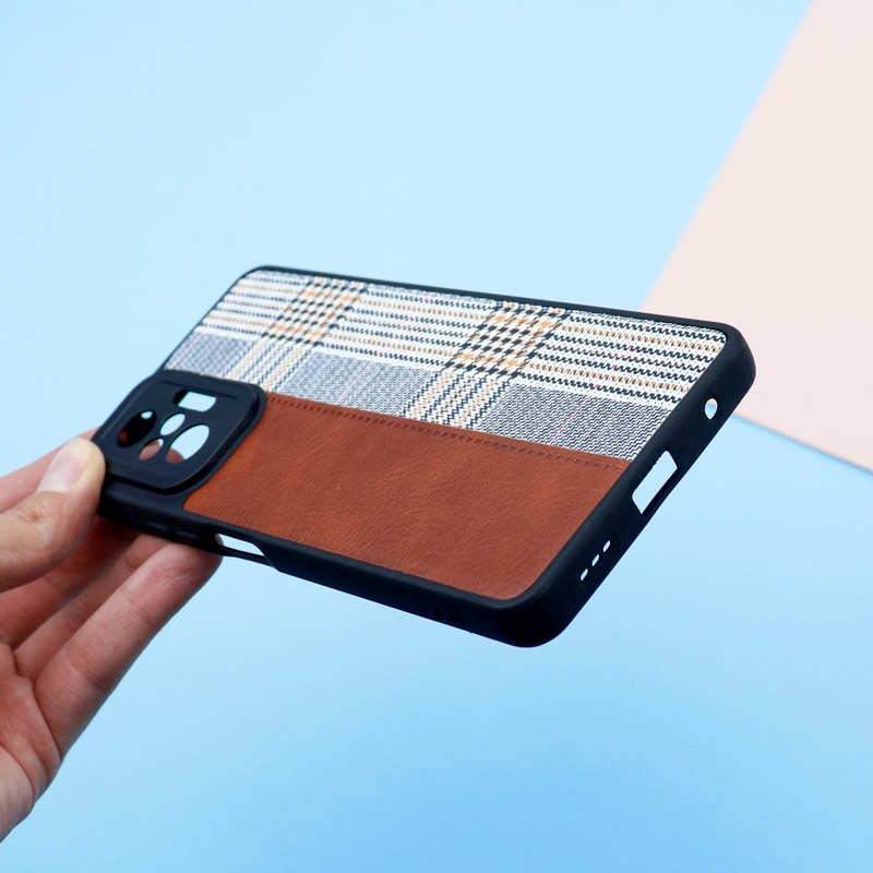 قاب چرمی پارچه ای محافظ لنزدار Xiaomi Redmi Note 10 Pro