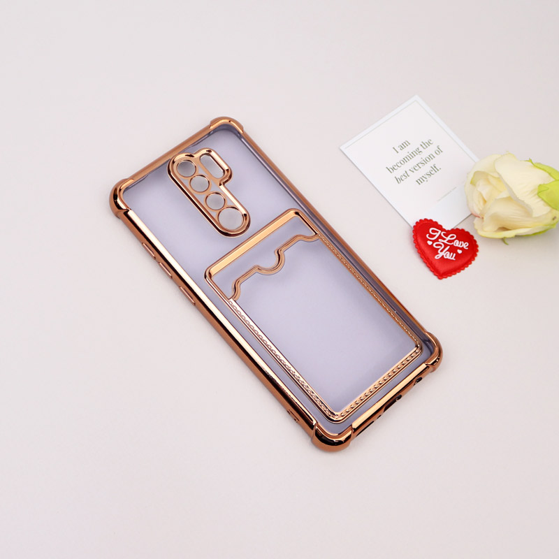 قاب محافظ لنزدار شفاف جاکارتی دار Xiaomi Redmi Note 8 Pro