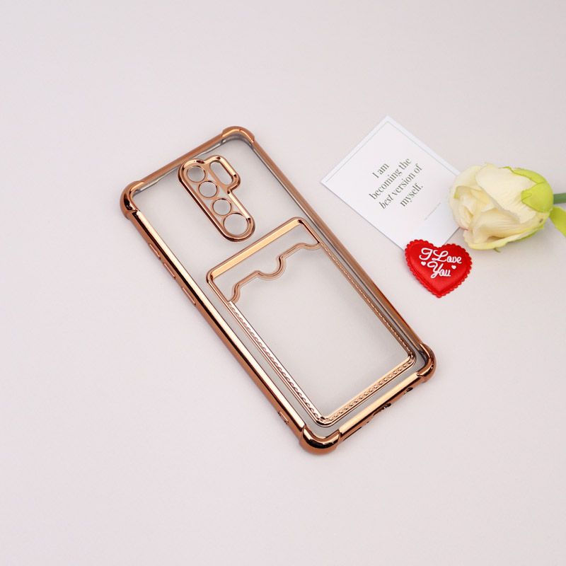 قاب محافظ لنزدار شفاف جاکارتی دار Xiaomi Redmi Note 8 Pro