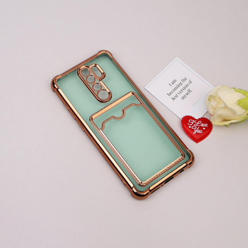 قاب محافظ لنزدار شفاف جاکارتی دار Xiaomi Redmi Note 8 Pro