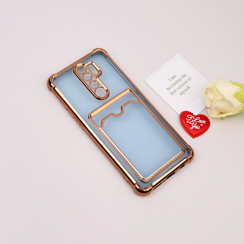 قاب محافظ لنزدار شفاف جاکارتی دار Xiaomi Redmi Note 8 Pro