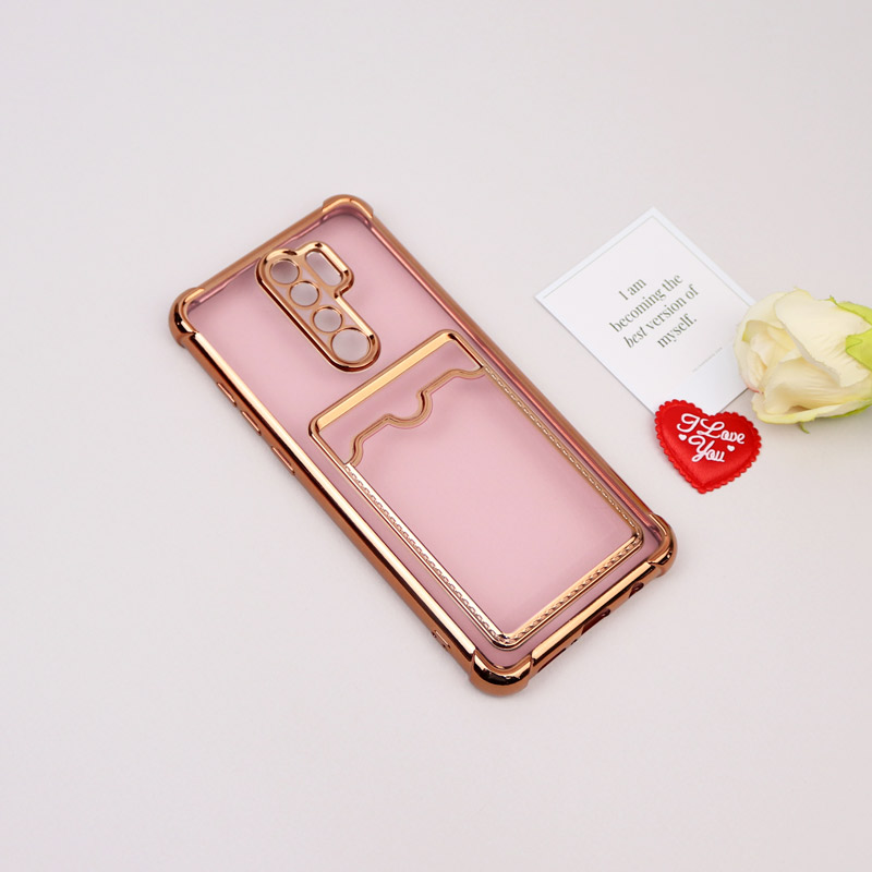 قاب محافظ لنزدار شفاف جاکارتی دار Xiaomi Redmi Note 8 Pro