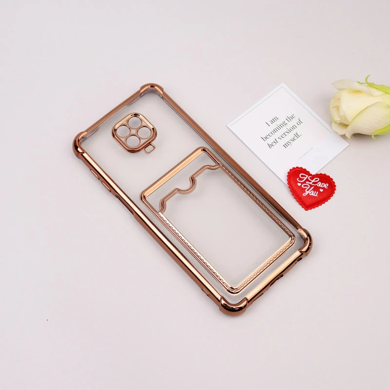 قاب محافظ لنزدار شفاف جاکارتی دار Xiaomi Redmi Note 9s