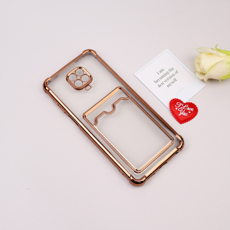 قاب محافظ لنزدار شفاف جاکارتی دار Xiaomi Redmi Note 9s