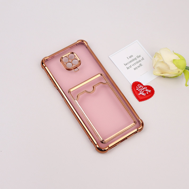 قاب محافظ لنزدار شفاف جاکارتی دار Xiaomi Redmi Note 9s