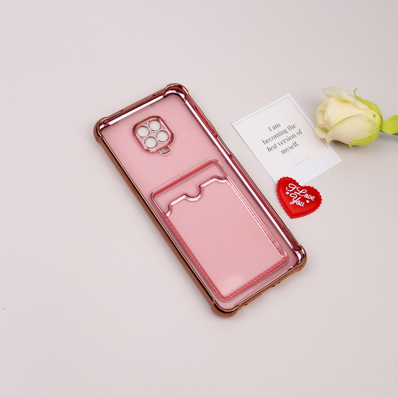 قاب محافظ لنزدار شفاف جاکارتی دار Xiaomi Redmi Note 9s