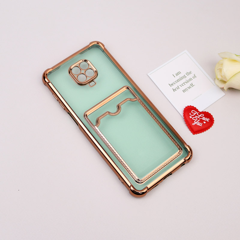 قاب محافظ لنزدار شفاف جاکارتی دار Xiaomi Redmi Note 9s