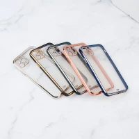 قاب ژله ای دور رنگی محافظ لنزدار iPhone 11 Pro Max