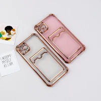 قاب محافظ لنزدار شفاف جاکارتی دار  iPhone 11 Pro Max