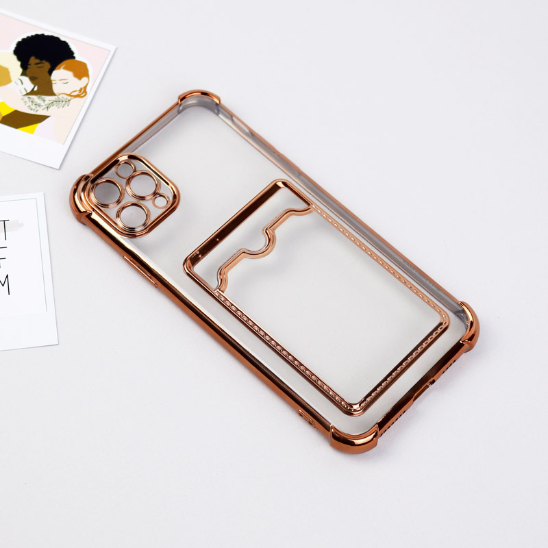 قاب محافظ لنزدار شفاف جاکارتی دار  iPhone 11 Pro Max