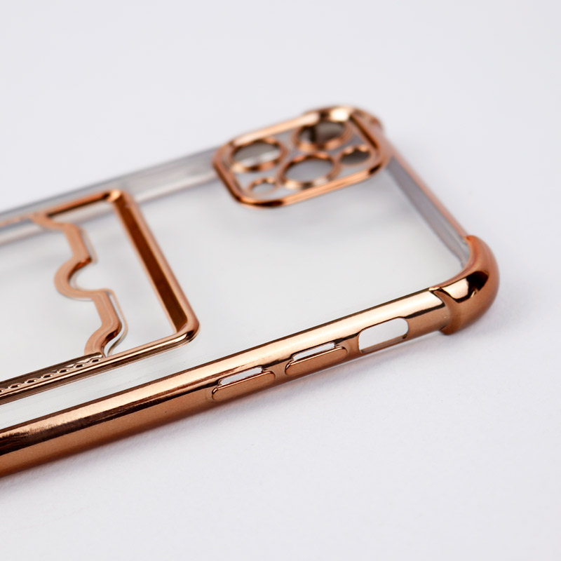 قاب محافظ لنزدار شفاف جاکارتی دار  iPhone 11 Pro Max