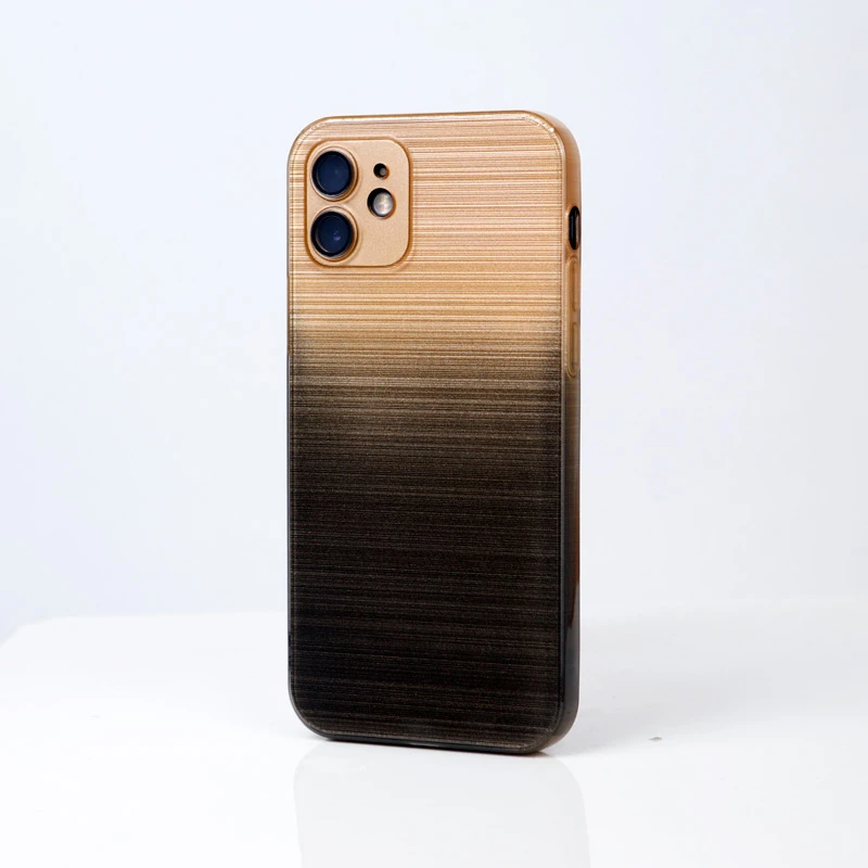 قاب PC براق محافظ لنزدار دو رنگ iPhone 12