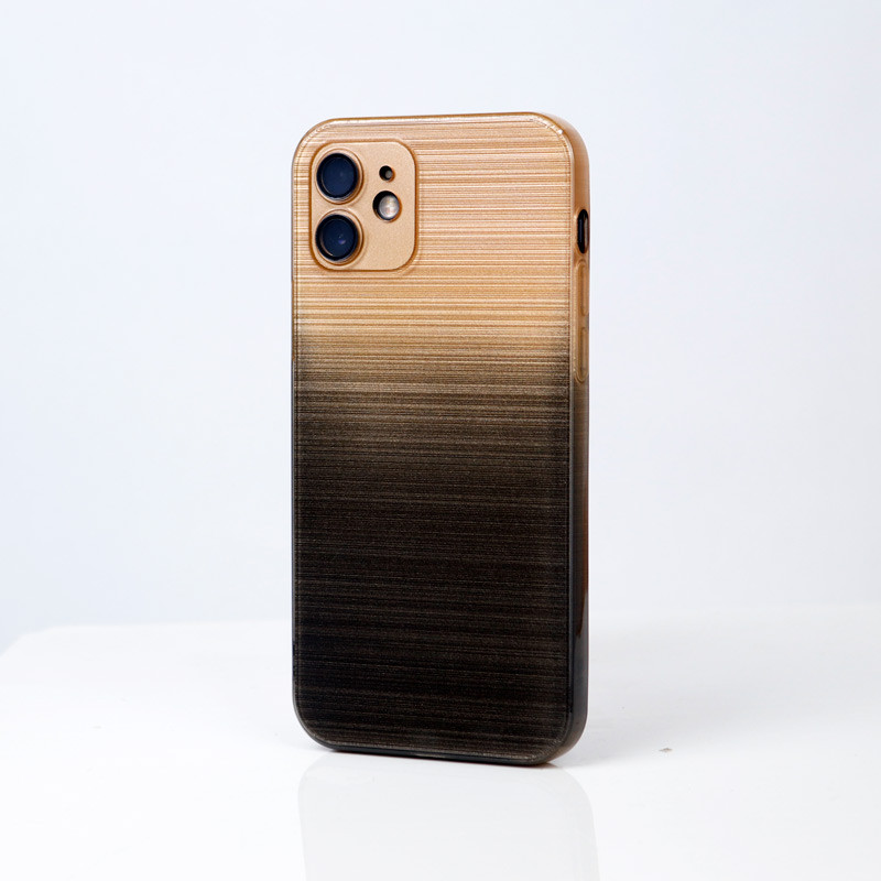 قاب PC براق محافظ لنزدار دو رنگ iPhone 12