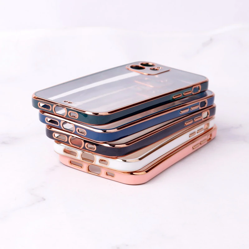 قاب ژله ای دور رنگی محافظ لنزدار iPhone 12