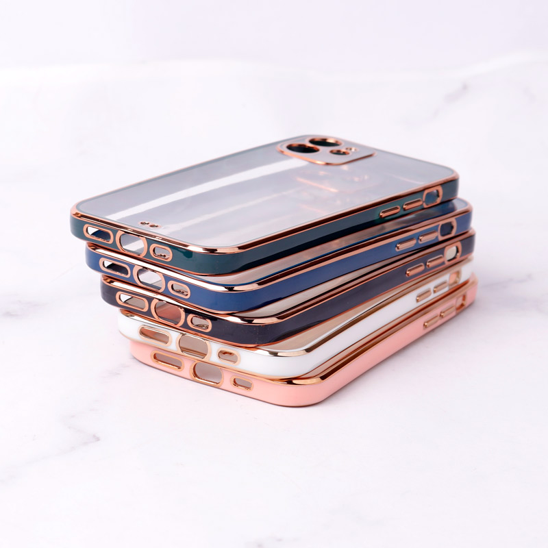 قاب ژله ای دور رنگی محافظ لنزدار iPhone 12