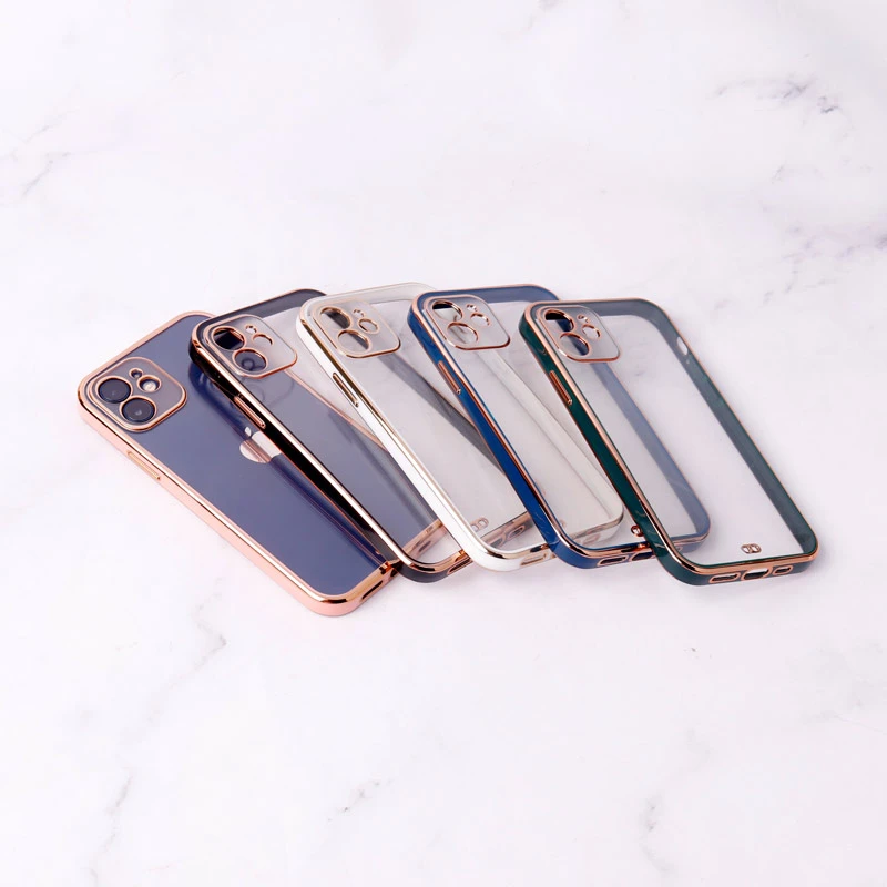 قاب ژله ای دور رنگی محافظ لنزدار iPhone 12