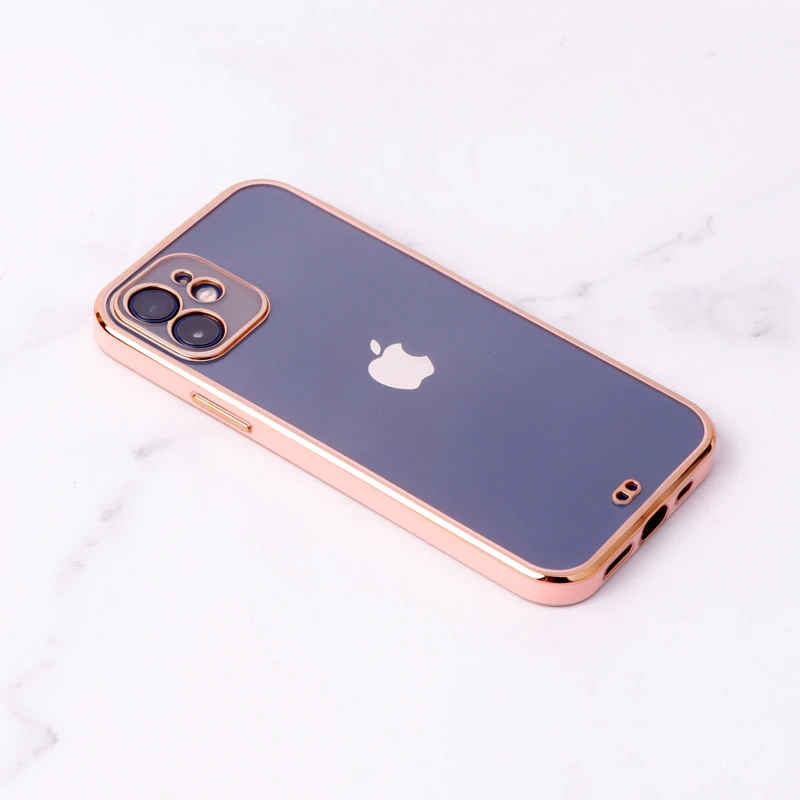 قاب ژله ای دور رنگی محافظ لنزدار iPhone 12