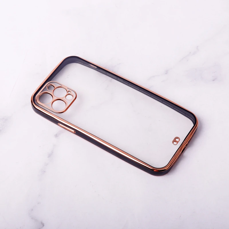 قاب ژله ای دور رنگی محافظ لنزدار iPhone 12 Pro