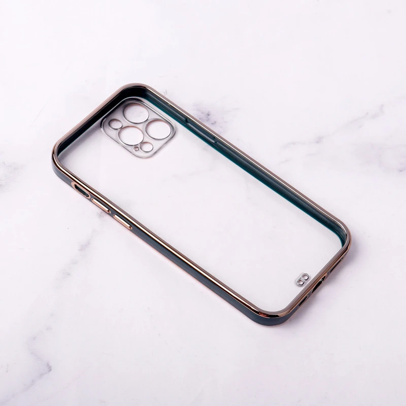 قاب ژله ای دور رنگی محافظ لنزدار iPhone 12 Pro