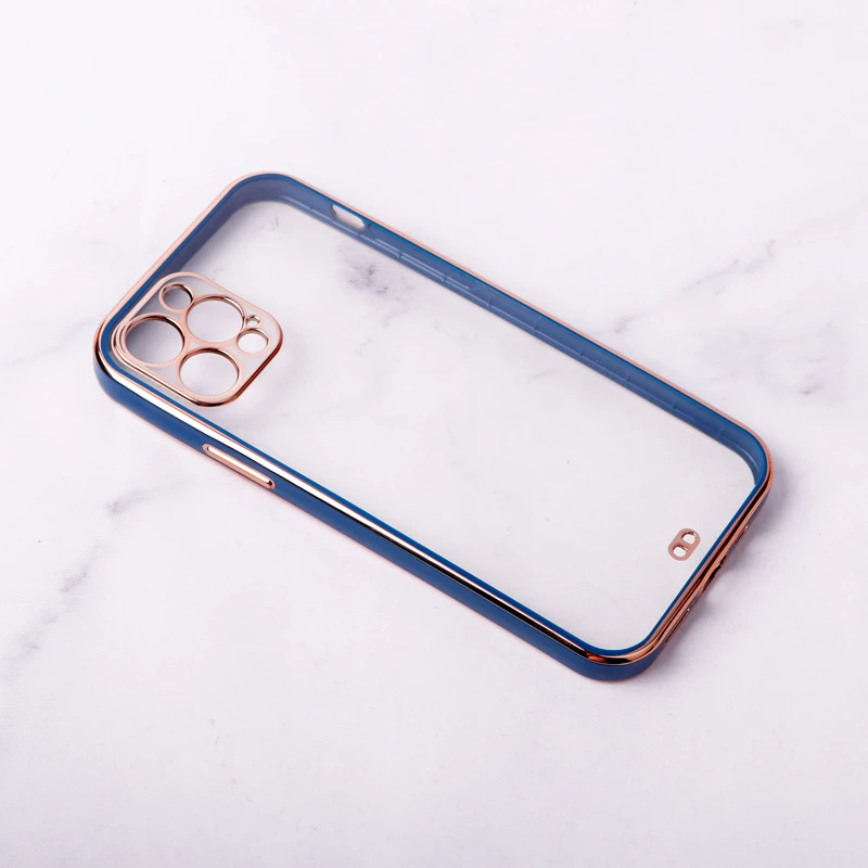 قاب ژله ای دور رنگی محافظ لنزدار iPhone 12 Pro