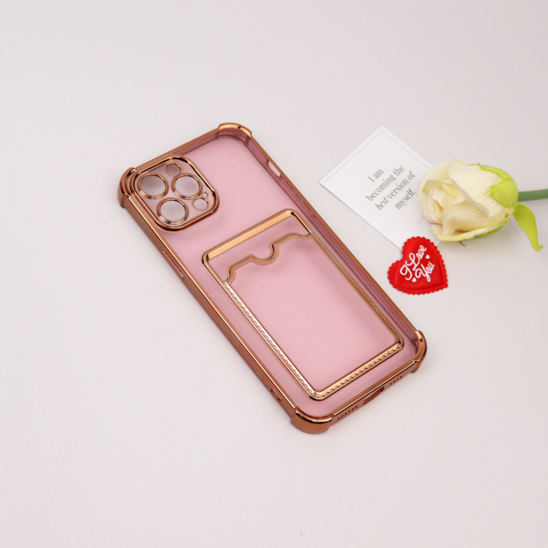 قاب محافظ لنزدار شفاف جاکارتی دار iPhone 12 Pro Max