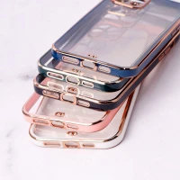 قاب ژله ای دور رنگی محافظ لنزدار iPhone 12 Pro Max